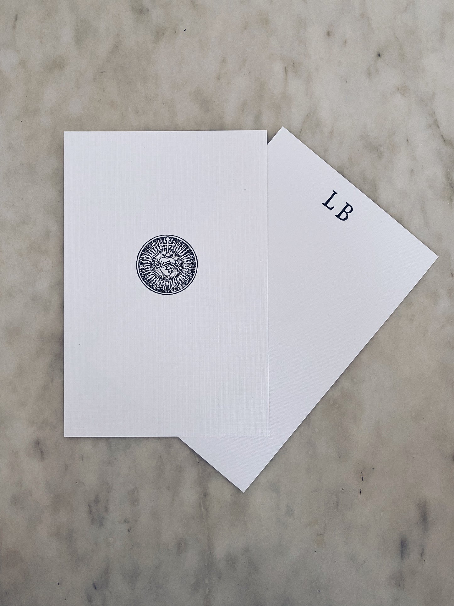 Monogrammed stationery set