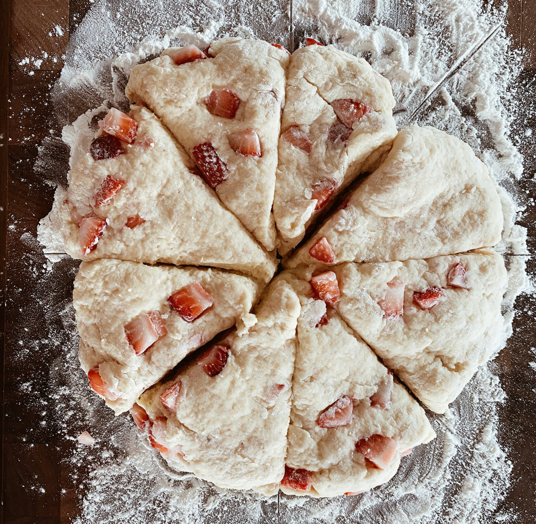 Strawberry Scones