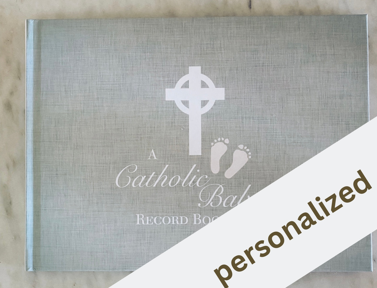 Personalized Adoption Catholic Baby Book