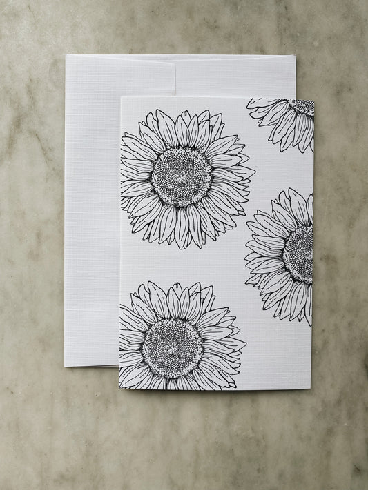 Sunflower notecards