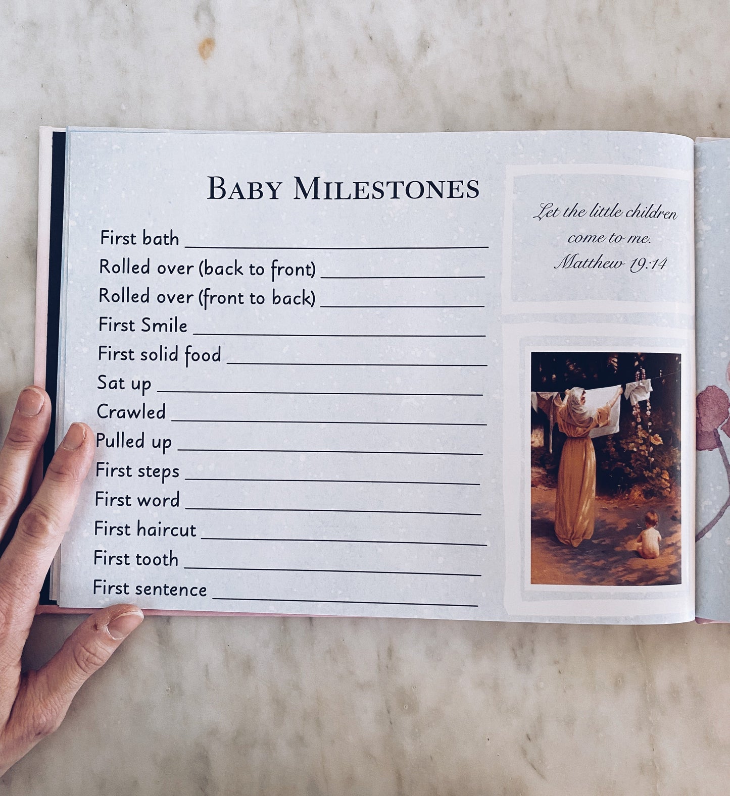 Personalized Catholic Baby’s Record Book