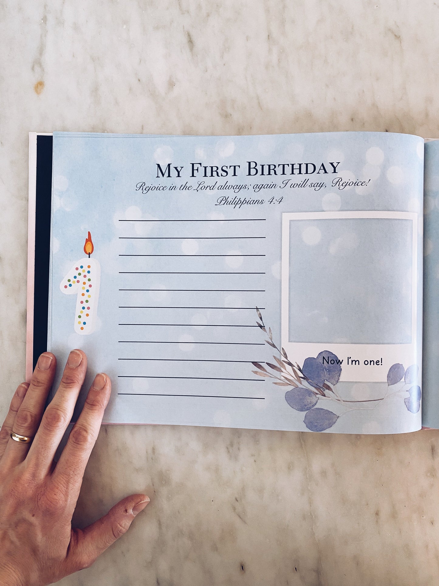 Personalized Catholic Baby’s Record Book